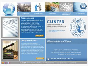 Clinter. Traducciones e interpretaciones.