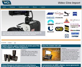 Video Cine Import. Fabricaci�n, comercializaci�n, distribuci�n, venta, alquiler, exportaci�n e importaci�n de todo tipo instrumentos y material fotogr�fico,y v�deo.