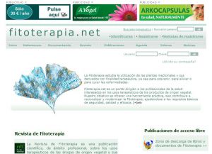 Fitoterapia. Portal sobre Fitoterapia. Dispone de una tienda para contratar la suscripci�n anual tanto al portal como a la revista y solicitar n�meros anteriores de la revista.