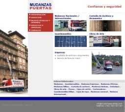 Mudanzas Puertas. Empresa de Mudanzas y Guardamuebles, Mudanzas Locales, Nacionales e Internacionales