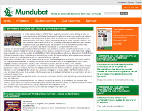 Mundubat. Organizaci�n No Gubernamental de Cooperaci�n al Desarrollo (ONGD).