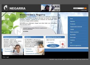 Negarra. Fabricante integral de chimeneas modulares met�licas, conductos de evacuaci�n, termos de agua caliente sanitaria,...