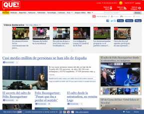 Qu�.es. Portal de noticias orientado a la interacci�n con los usuarios.