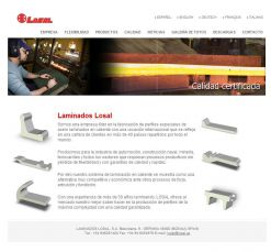 Laminados Losal. Empresa l�der en la fabricaci�n de perfiles especiales de acero laminados en caliente con una cartera de clientes en m�s de 40 pa�ses repartidos por todo el mundo.
