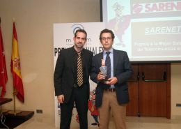 Sarenet recibe el premio a la mejor solucin de telecomunicaciones de la revista Byte.