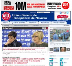 UGT Navarra. Uni�n General de Trabajadores de Navarra