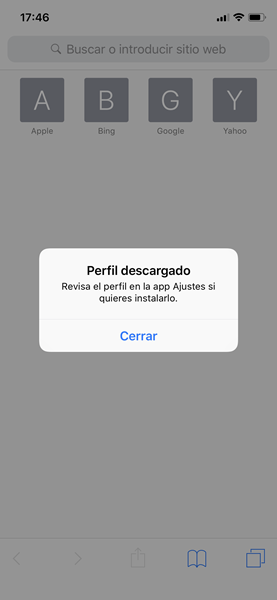 Iphone APN paso 2