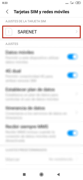 Xiaomi VPN APN paso 3